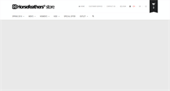 Desktop Screenshot of horsefeathers-store.eu