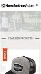 Mobile Screenshot of horsefeathers-store.eu